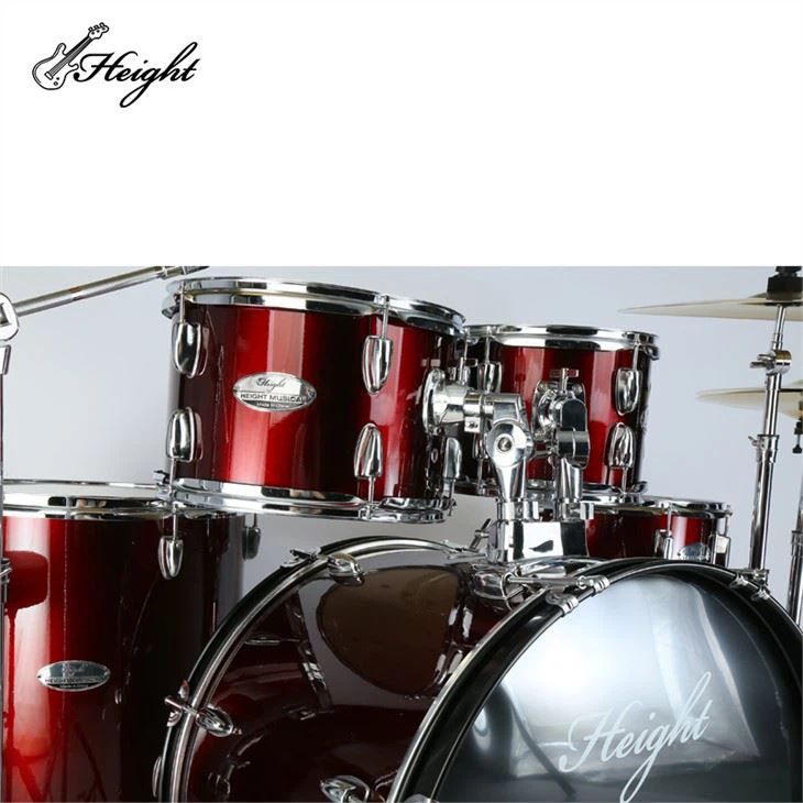 19 Pieces Poplar Wood Drum Set For Adult