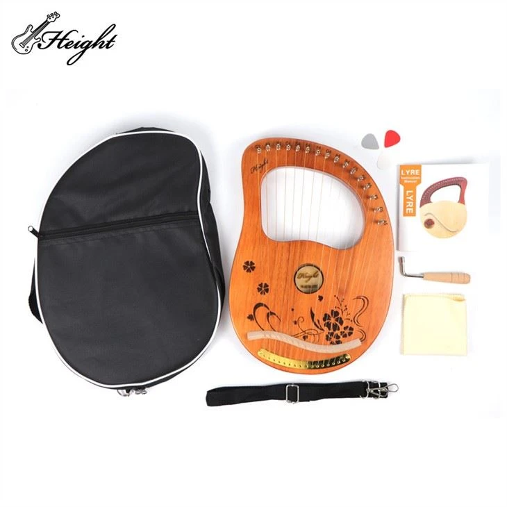 Strumento Lyra Harp 16 corde di metallo