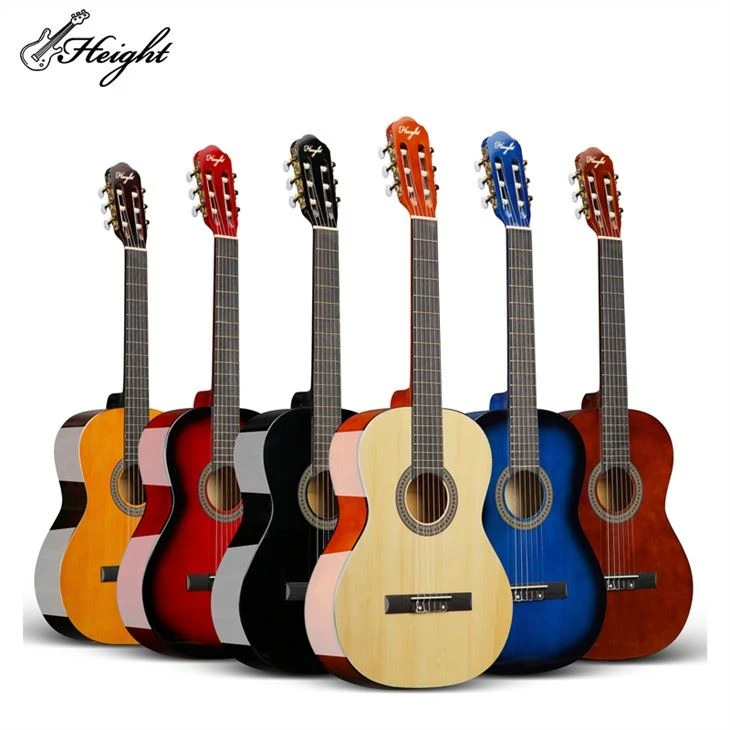 Red Burst 39 Inchclassical Guitar Midi For Shop