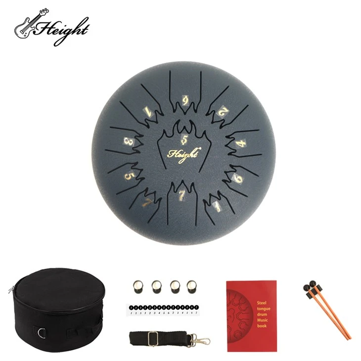 12 Inches Steel Tongue Drum 11 Notes With Bag