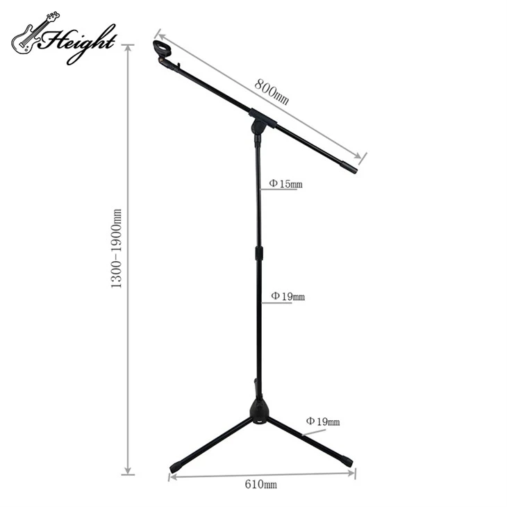 Microphone Stand For 1 Aluminum Connector